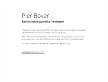 Tablet Screenshot of pierbover.com